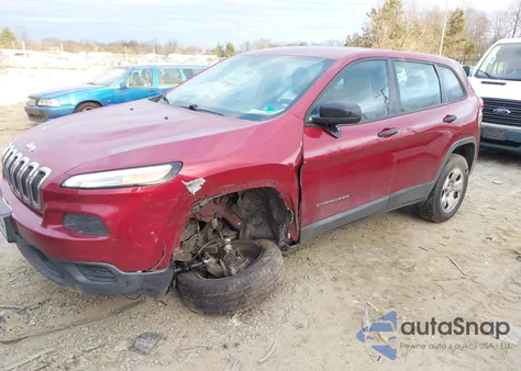 2015 Jeep Cherokee Sport from USA, damaged, VIN 1C4PJMAB6FW667762